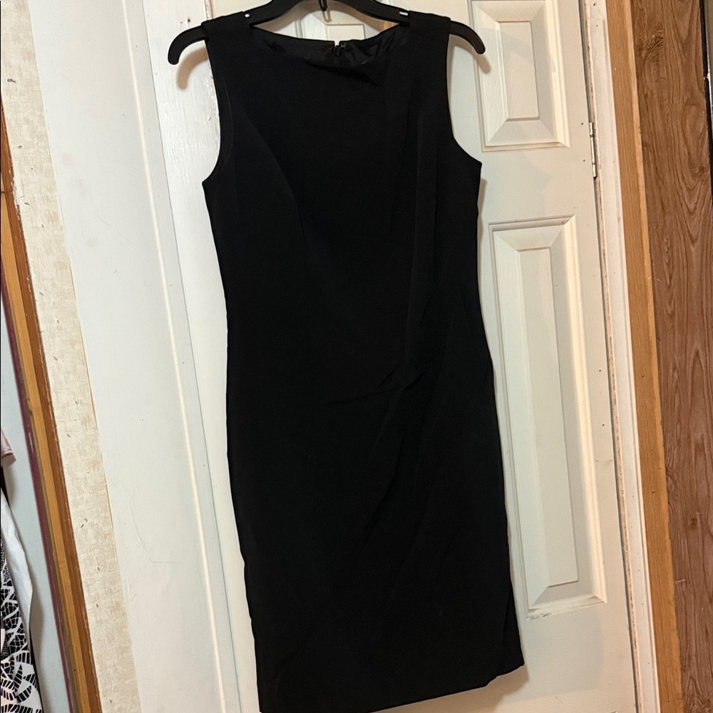 Ann Taylor Classic Black Midi Dress